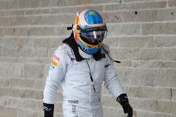 Fernando Alonso, McLaren en parc ferme