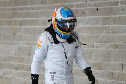 Fernando Alonso, McLaren in parc ferme
