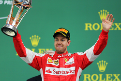 Podium: Third place Sebastian Vettel, Scuderia Ferrari