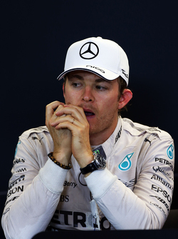 Nico Rosberg, Mercedes AMG F1 in the FIA Press Conference