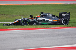 Nico Hulkenberg, Sahara Force India F1 VJM08 retired from the race