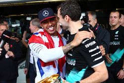 Lewis Hamilton, Mercedes AMG F1 Team celebrates his third world champion title