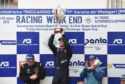 Podio Gara 2: il vincitore Giorgio Mondini, Eurointernational, il secondo classificato Walter Margel