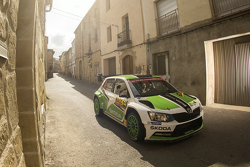 Pontus Tidemand en Emil Axelsson, Skoda Motorsport Skoda Fabia R5