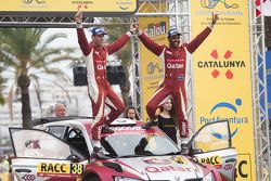 WRC2 champions Nasser Al-Attiyah y Matthieu Baumel, Skoda Fabia R5