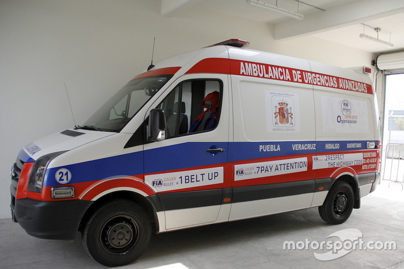 Centro Médico del Autódromo Hermanos Rodríguez Ambulancia