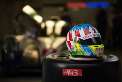 Helmet of Alexander Wurz, Toyota Racing