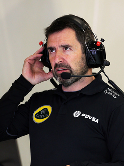 Greg Baker, Lotus F1 Team Chief Mechanic