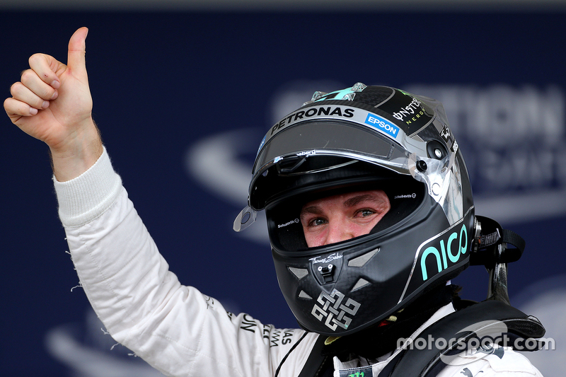 Polesitter Nico Rosberg, Mercedes AMG F1 Team