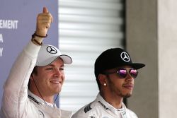 Ganador de la pole  Nico Rosberg, Mercedes AMG F1 Team