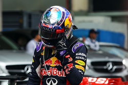 Daniel Ricciardo, Red Bull Racing en el parc ferme