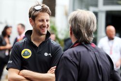 Romain Grosjean, Lotus F1 Team con Gene Haas, Haas Automotion