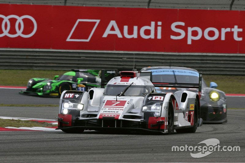 #7 Audi Sport Team Joest Audi R18 e-tron quattro: Marcel Fässler, Andre Lotterer, Benoit Tréluyer