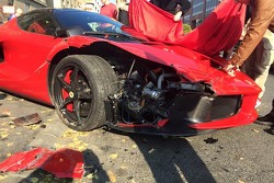 LaFerrari crash in Boedapest