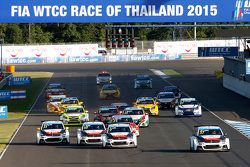 Partenza: Jose Maria Lopez, Citroën C-Elysée WTCC, Citroën World Touring Car team al comando