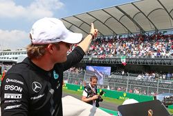 Nico Rosberg, Mercedes AMG F1 lors de la parade des pilotes