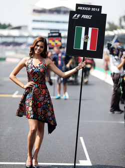 Chica de la parrilla para Sergio Pérez, Sahara Force India F1