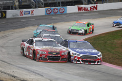 Michael Annett, HScott Motorsports Chevrolet and Trevor Bayne, Roush Fenway Racing Ford