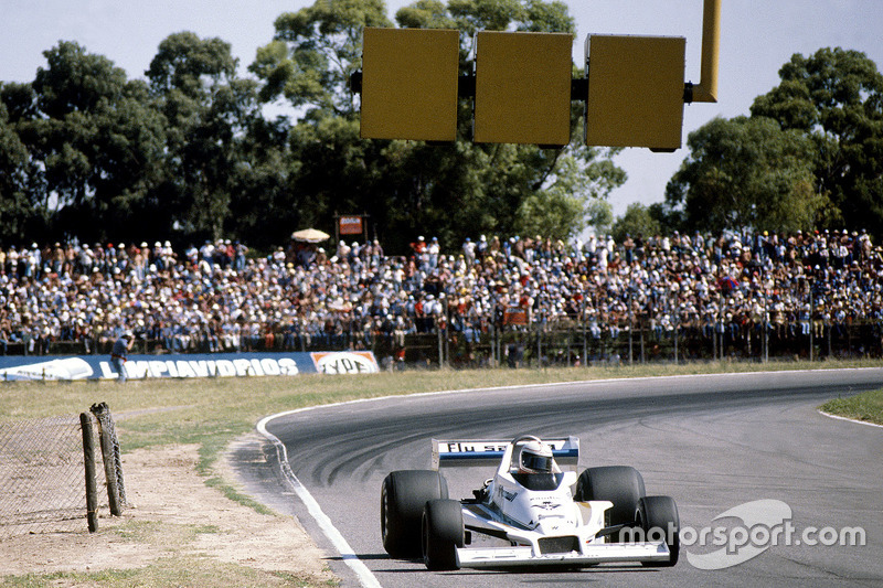 Alan Jones lors du GP d'Argentine 1978