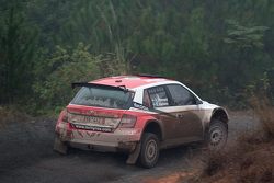 Pontus Tidemand and Emil Axelsson, Skoda Fabia R5, Team MRF