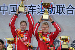 Winners Pontus Tidemand and Emil Axelsson, Team MRF