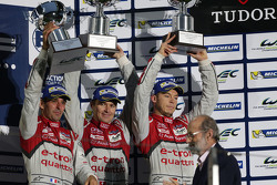 Podium: 3. Benoît Tréluyer, Marcel Fässler, André Lotterer
