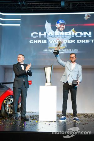 Chris Van der Drift, kampioen Porsche Carrera Cup Asia 2015