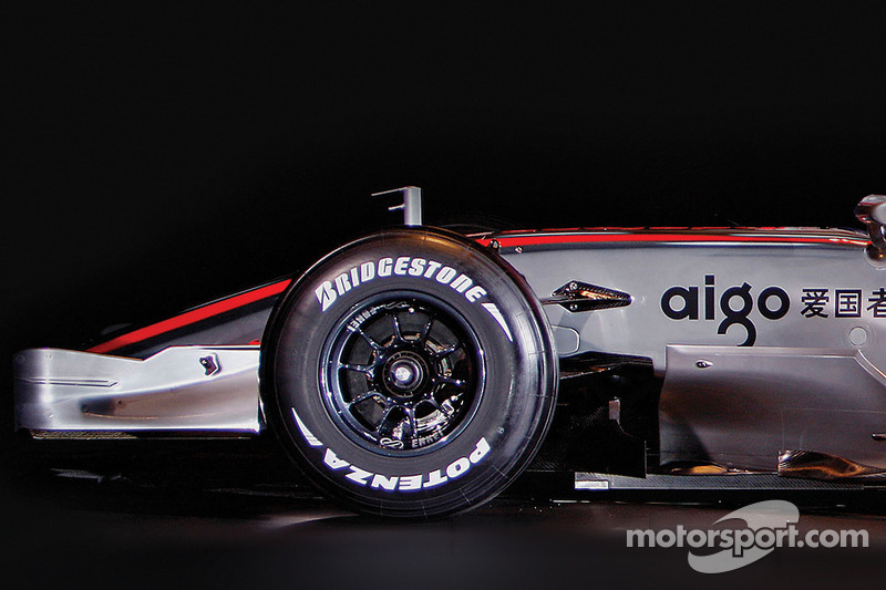 Detail of the new McLaren Mercedes MP4-23