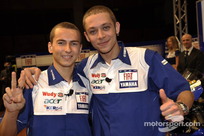 2008 - Jorge Lorenzo se convierte en su compañero