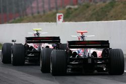 Sebastian Vettel, Scuderia Toro Rosso, Sébastien Bourdais, Scuderia Toro Rosso