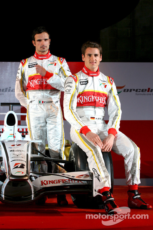 Vitantonio Liuzzi y Adrian Sutil