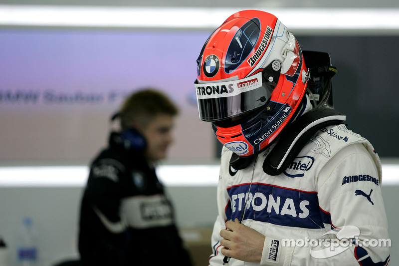Robert Kubica, BMW Sauber F1 Team, Pitlane, Box, garajı