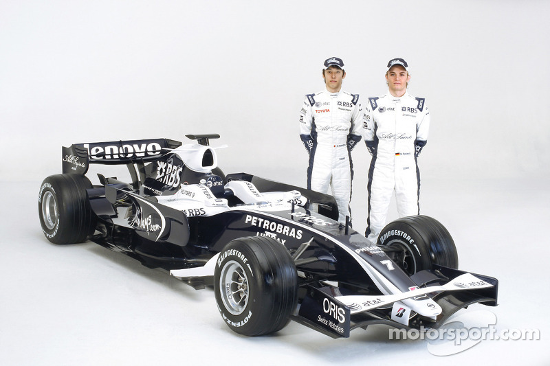 Kazuki Nakajima und Nico Rosberg mit dem Williams FW30