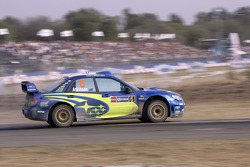 Chris Atkinson and Stéphane Prévot, Subaru World Rally Team, Subaru Impreza WRC2007