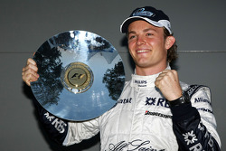 Nico Rosberg, WilliamsF1 Team, celebrates third place