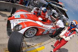 Jan Lammers and Fredy Lienhard practice drivers change