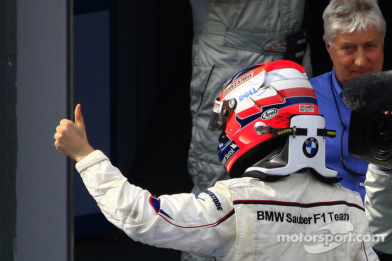 2. Robert Kubica kutlama yapıyor