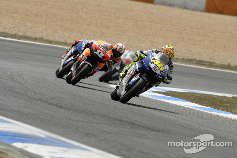 Valentino Rossi en tête
