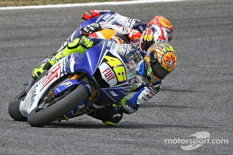 Valentino Rossi, Dani Pedrosa et Jorge Lorenzo