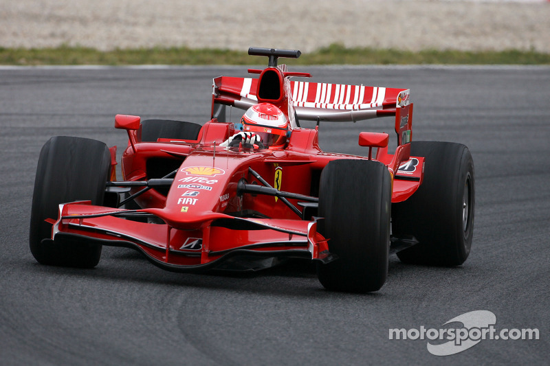 Michael Schumacher, Test Pilotu, Scuderia Ferrari, slicks
