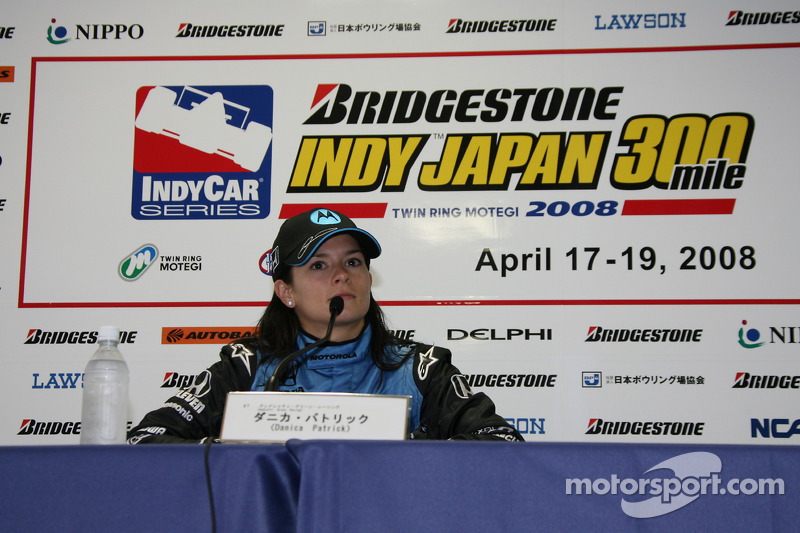 Post-race press conference: race winner Danica Patrick