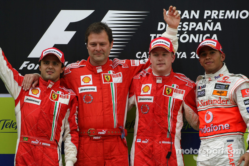 Massa foi o segundo e Hamilton o terceiro