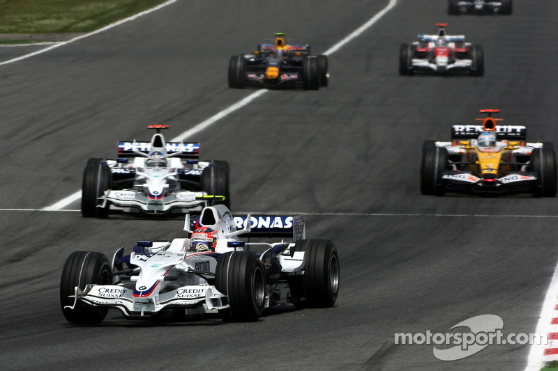 Robert Kubica, BMW Sauber F1 Team, Nick Heidfeld, BMW Sauber F1 Team
