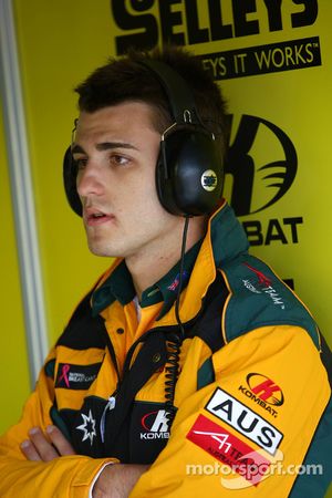 Nathan Antunes, driver of A1 Team Australia