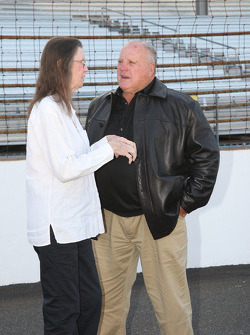 Mari Hulman George and A.J. Foyt