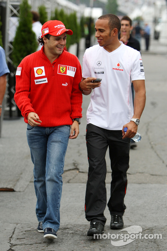 Felipe Massa, Scuderia Ferrari, Lewis Hamilton, McLaren Mercedes