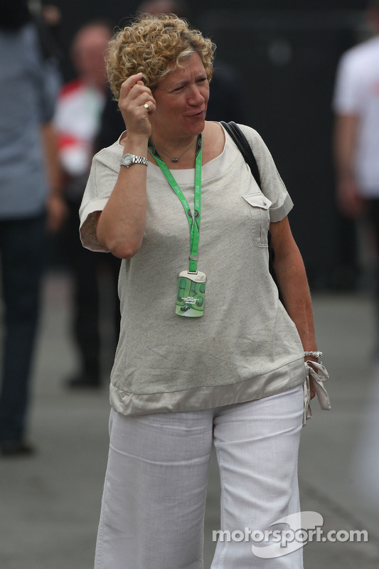 Carmen Lockhart, madre de Lewis Hamilton, McLaren Mercedes