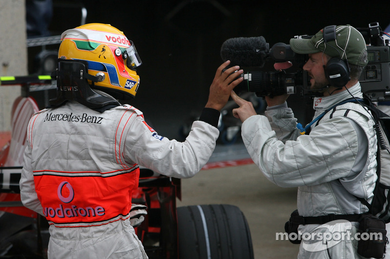 Pole winner Lewis Hamilton, McLaren Mercedes