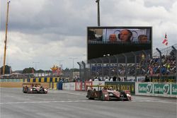 #2 Audi Sport North America Audi R10: Allan McNish, Tom Kristensen, Rinaldo Capello, #1 Audi Sport North America Audi R10: Marco Werner, Frank Biela, Emanuele Pirro