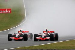 Lewis Hamilton, McLaren Mercedes, Heikki Kovalainen, McLaren Mercedes